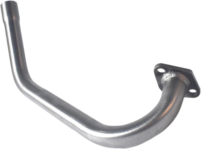 CUQFVAT Upgrade Mini Bike Exhaust For Predator 212cc 196cc For Coleman Powersports Ct200u Ct200u-Ex Bt200x For Honda Gx160,Gx200 Go Kart& Mini Bike Parts Sliver - Image 2